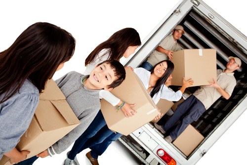 Man With Van Bromley team preparing a safe van loading process
