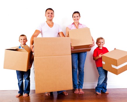 Professional man with van moving items across Bromley