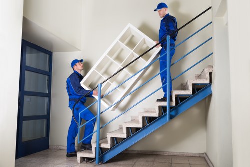 Local movers providing unpacking support in a Bromley home