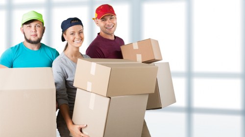 Secure Man With Van Bromley payment checkout on a moving service booking page