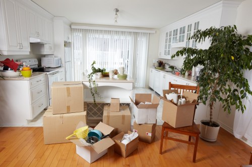 Removal experts in Bromley handling fragile items and furniture carefully