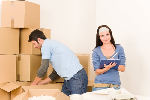 Careful furniture handling during a home move in Bromley