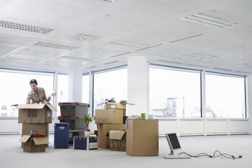 Moving boxes and furniture across Bromley with a man and van