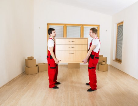 Professional Bromley removal team packing boxes for a house relocation